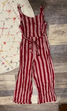 Outfitters Stripped Jumpsuit