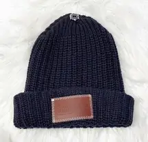 Love Your Melon Calgary Flames Knit Hat Black