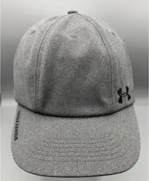 Under Armour Womens Hat Gray Adjustable Cap M/L Ponytail‎ Open Back