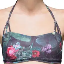 Lululemon Alight Bra Halter Adjustable Luxtreme Curious Jungle Multi Opal 6