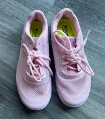 Memory Foam Pink Sneakers 6.5