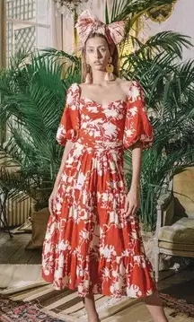 NWOT Johanna ortiz chaos borderie dress