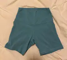 Lululemon Align Shorts blue 6" 6