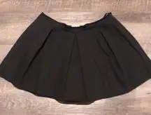 Miu Miu pleated black mini skirt