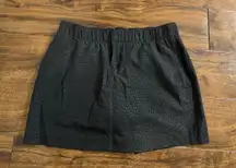 Under Armour Black Leopard Skort