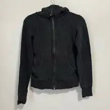 Lululemon Black Zip Up Scuba Jacket Size Small