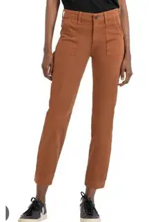 Kut from the Kloth brown pocket front pant make skinny size 14