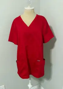 Cherokee Red Women's Scrub Top