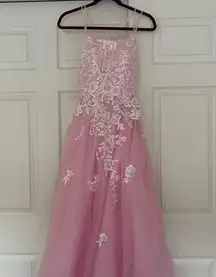 Pink JJ’s House pageant dress worn once