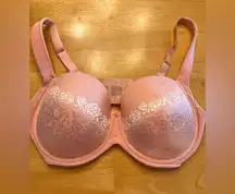 Soma Light Orange Blush Lace Bra NWOT beautiful lace feminine sexy lightly pad