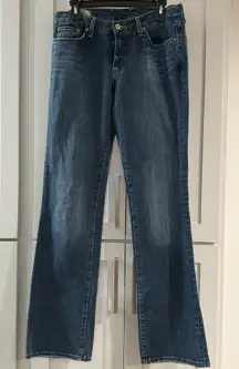 🍀Lucky Brand Straight Leg Medium‎ Rinse 10 Long Jeans