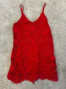 Red Lace Dress