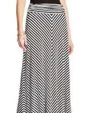 Chevron Maxi Skirt