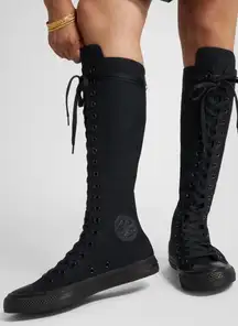Converse All Star Chuck Taylor Tall Lace Up‎ Back Zip Tall Boots Shoes Sneakers