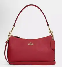 Red Clara Shoulder Bag