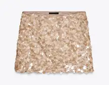 zara sequin skirt