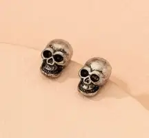 Skull head earrings
