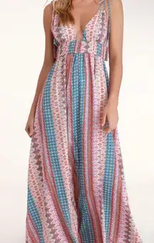 Maxin’ Relaxin’ Multi Print Maxi Dress