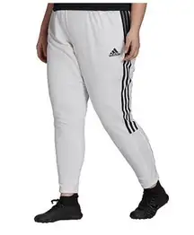 Adidas Brand New Plus Size  Tiro‎ Track Pants White & Black For Women Size 2X