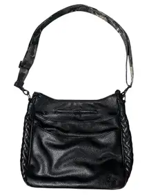 Lug Cable Car Crossbody Bag Black