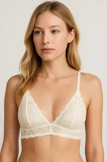 Free People Intimately Ivory Bra Medium NWT