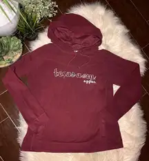 Columbia Texas A&M burgundy fleece pullover hoodie sz XL