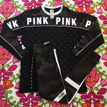 PINK - Victoria's Secret Vs PINK Camo campus leggings set