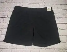 Nordstrom BP Womens Size XL Black Elastic Waist Pull On Shorts With Pockets