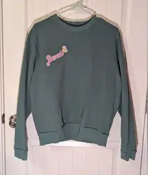 NWOTS Parade Cotton Logo Sweater Women's Large Green