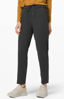 LULULEMON Keep Moving Graphite Grey 7/8 High-Rise Work Trouser Pants