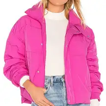 Free people Women's Pink Puffer Jacket