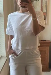 Stateside Terrycloth Crew Neck Tee