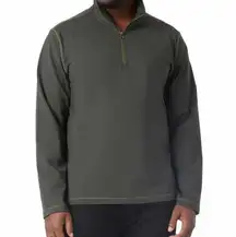 32 Degrees Men’s Heat Tech ¼ Zip Pullover -Hunter Green