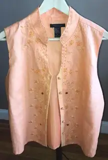 Peach Sleeveless Blouse Size xL