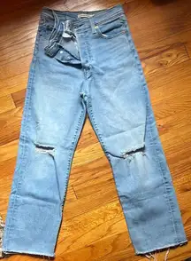 Levis Ribcage Straight Angle Jeans 