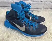 2014 Women's Nike hyperdunk blue basketball athletic shoes size 8