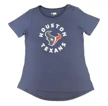 NFL Houston Texans Women's Roundabout Short Sleeve Fashion T-Shirt Small