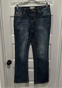 Earl Jean Medium/Dark Wash Denim Bootcut Jeans size 10