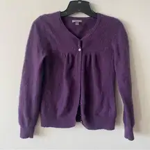 Apt. 9  Cashmere Dark Lavender Cardigan