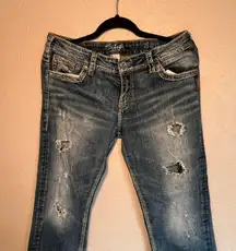 Silver-jeans-co Women's Blue and Navy Jeans