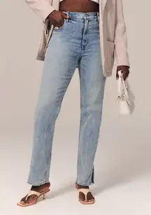 Abercrombie & Fitch Curve Love The 90's Straight Ultra High‎ Rise Size 26/2R