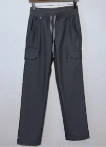 FIGS  Technical Collection Scrub Pants XXS Gray Cargo Pockets