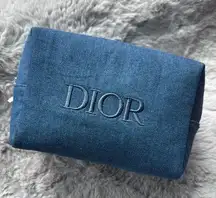 Dior Classic Blue Denim Pouch