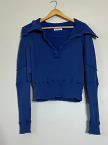 X We The Free Blue Sweater