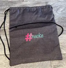 Thirty One Cinch Bag Backpack Thermal Insulated Lunch Beach Tote NWT Embroidered