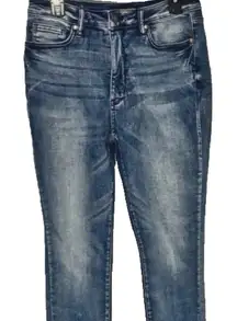 Judy Blue Jeans Womens 11/30 Blue Skinny Fit High Rise Medium Wash Denim Stretch