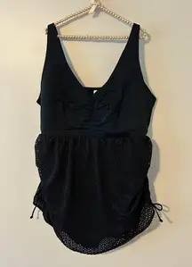 Swim by Cacique Women’s Size 28 NWT One piece swimsuit. Black