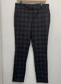 Hilary Radley  Black and Gray Plaid Dressy Pants