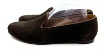 Peter Millar Suede Loafers‎ Women's Size 9M Brown Slip On Shoes