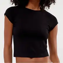 PacSun Classic Black Crop Top